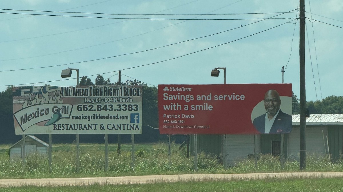 Mexico Grill / State Farm billboard example